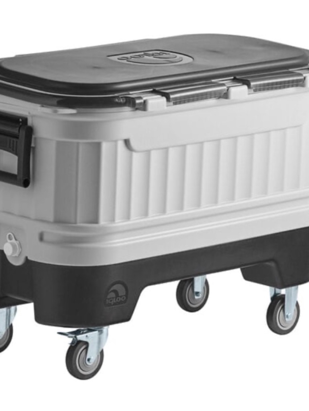 Igloo Party Bar Rolling Cooler 125 qt 158 Can Capacity Bottle Opener 4 Wheels